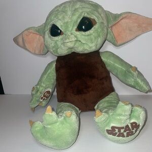 Star Wars child baby yoda grogu Green and Brown Plush Companion